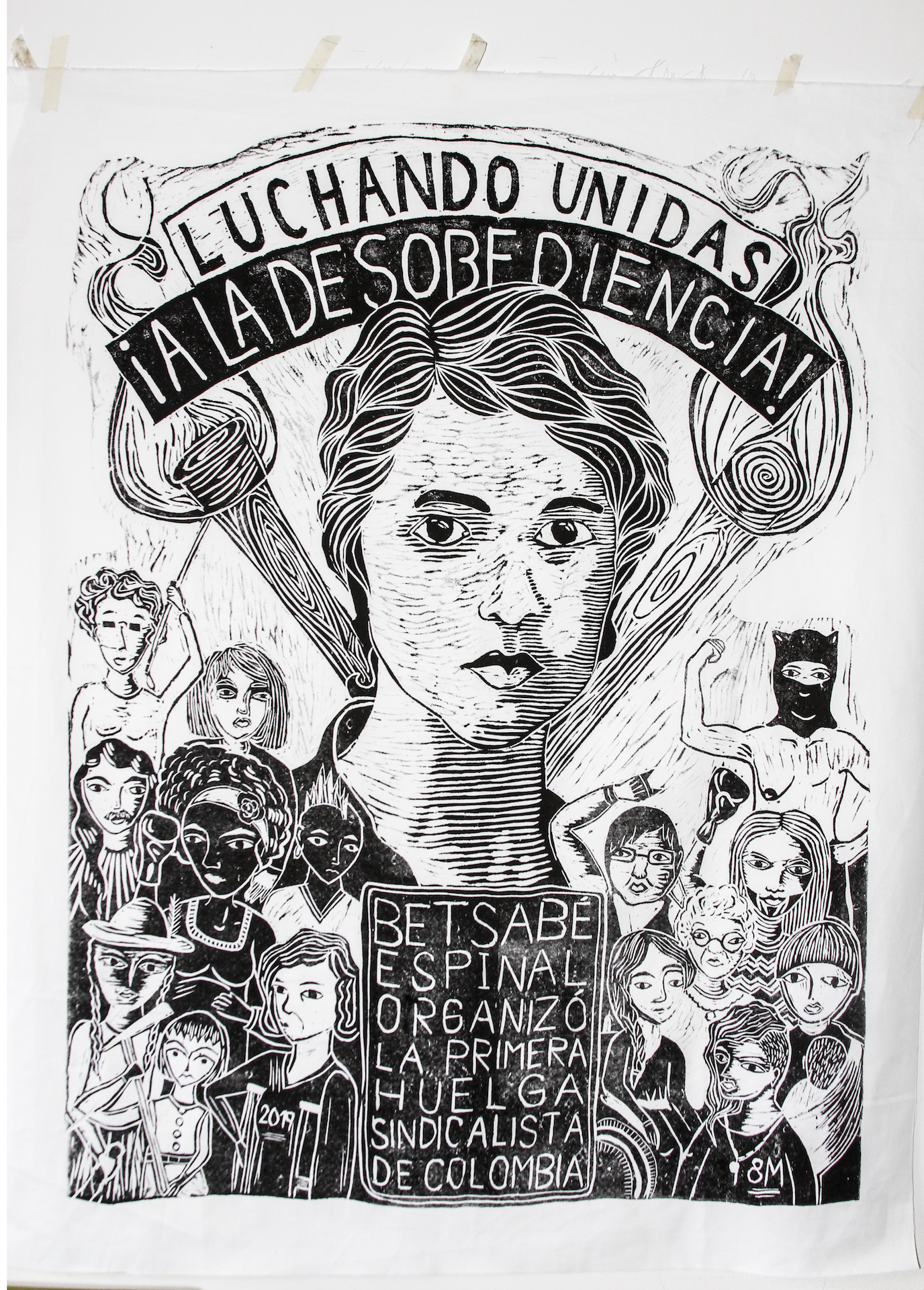 Luchando unidas. ¡A la desobediencia!